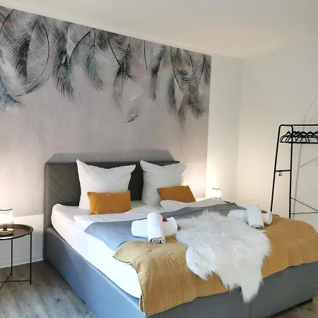 Bohnapartments - Town House Am Stadtpark - Terrasse - Parkplaetze - Wlan Appartement