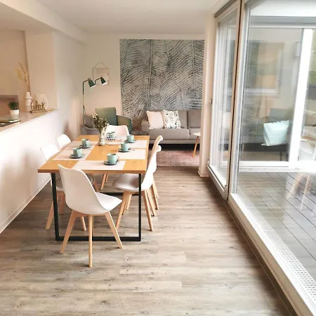 Bohnapartments - Town House Am Stadtpark - Terrasse - Parkplaetze - Wlan *