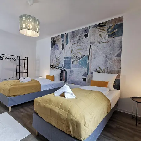 Bohnapartments - Town House Am Stadtpark - Terrasse - Parkplaetze - Wlan Erfurt