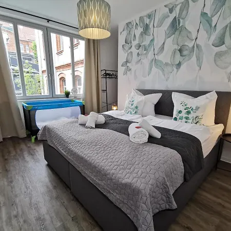 Appartement Bohnapartments - Town House Am Stadtpark - Terrasse - Parkplaetze - Wlan Erfurt