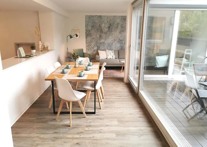 Bohnapartments - Town House Am Stadtpark - Terrasse - Parkplaetze - Wlan *