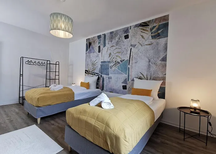 Bohnapartments - Town House Am Stadtpark - Terrasse - Parkplaetze - Wlan Erfurt