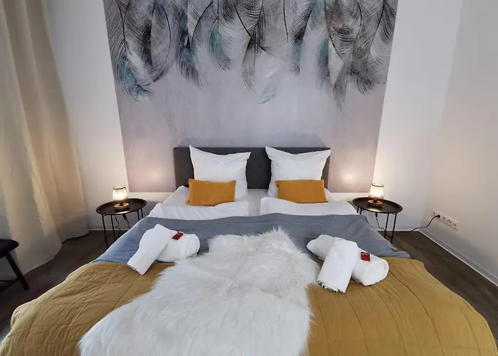 Bohnapartments - Town House Am Stadtpark - Terrasse - Parkplaetze - Wlan Appartamento *