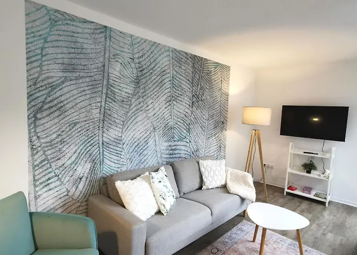 Bohnapartments - Town House Am Stadtpark - Terrasse - Parkplaetze - Wlan Apartment *