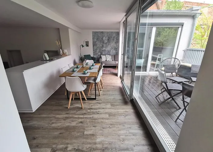 Appartamento Bohnapartments - Town House Am Stadtpark - Terrasse - Parkplaetze - Wlan